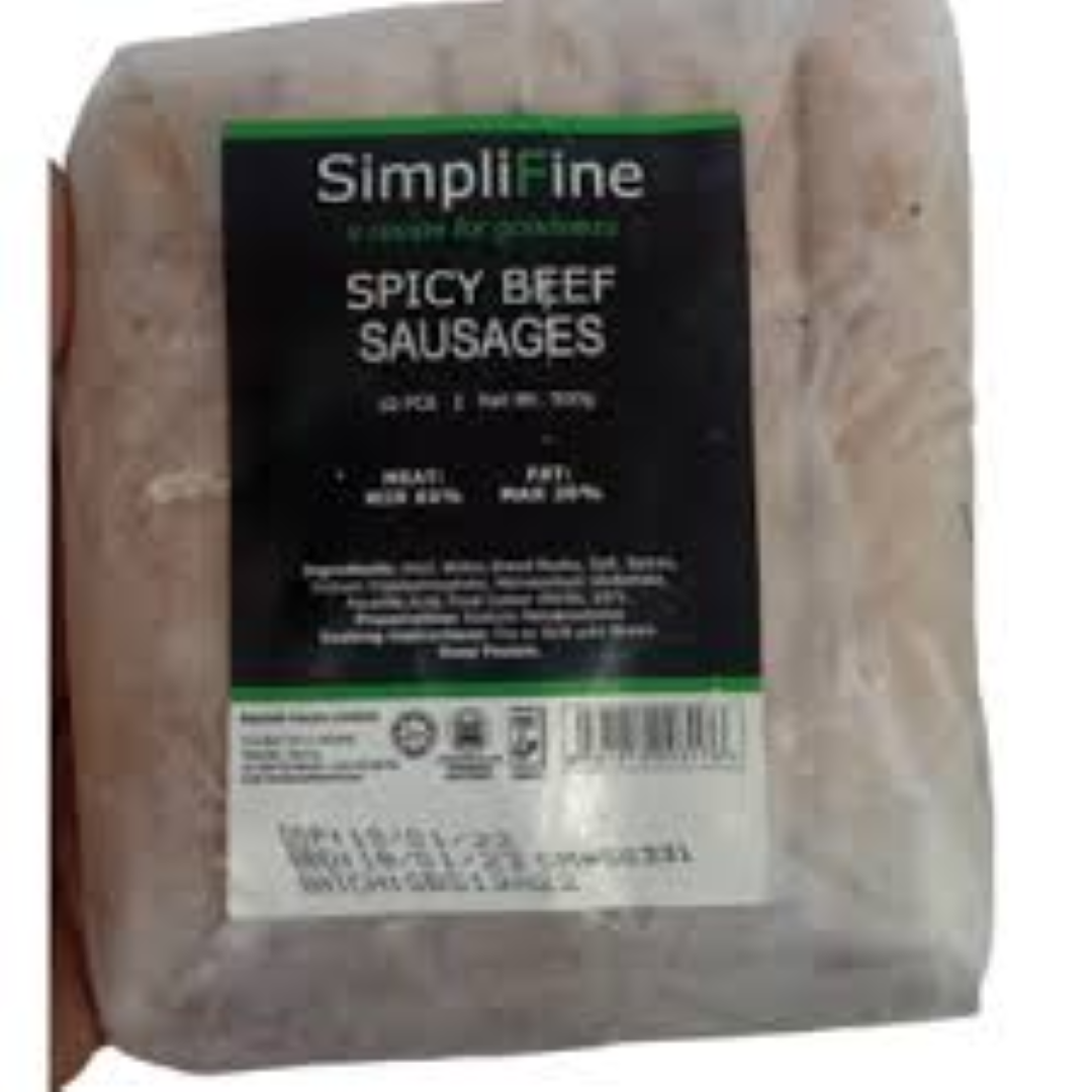 ALPHA SPICY BEEF SAUSAGE 500G